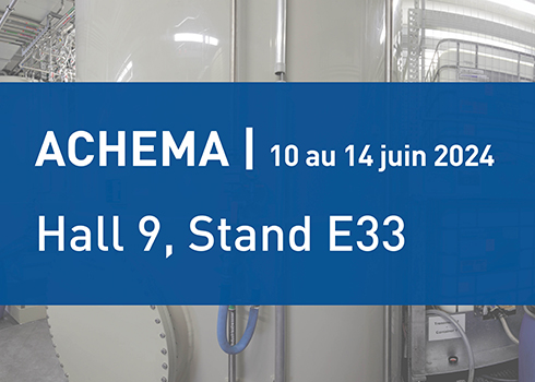H2O GmbH au salon ACHEMA 2024 : traitement efficace et sûr des eaux usées industrielles issues des processus chimiques et pharmaceutiques